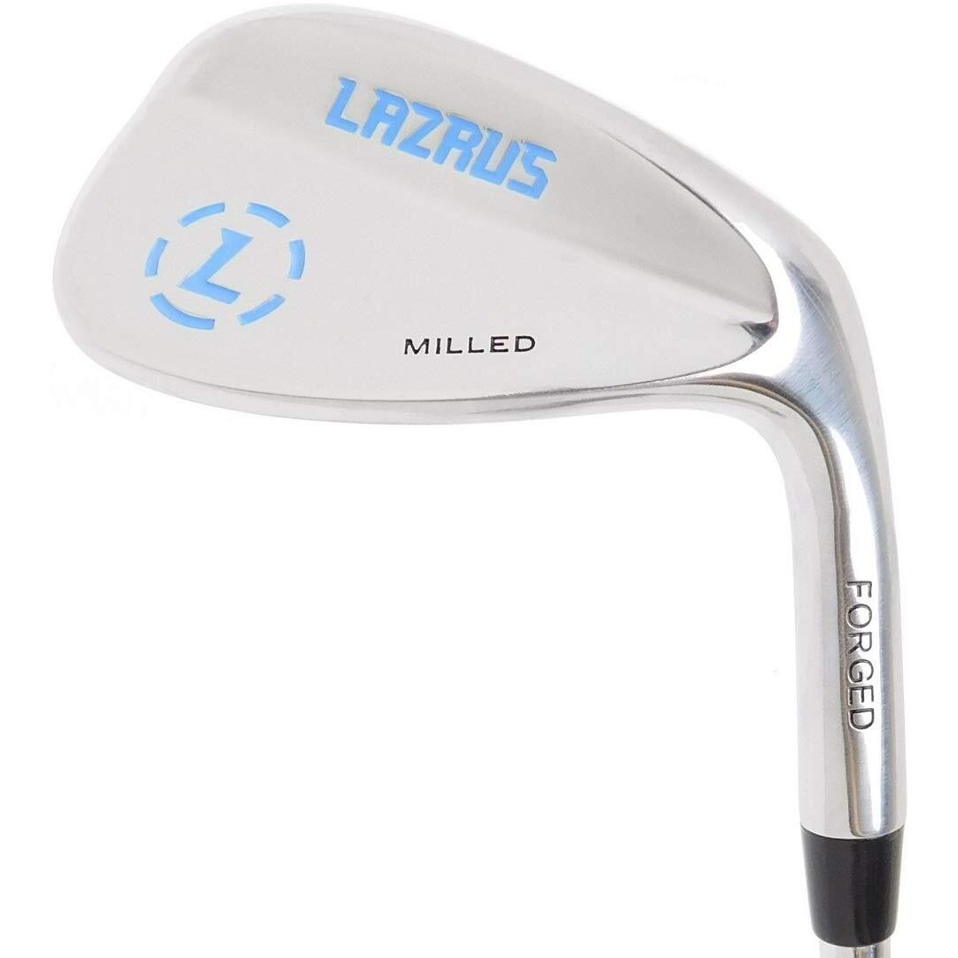 Lazrus Premium Forged Golf Wedge Set For Men - 52 56 60 Degree Golf Wedges  Milled Face For More Spin - Great Golf Gift (Silver, 52 Degree Single)