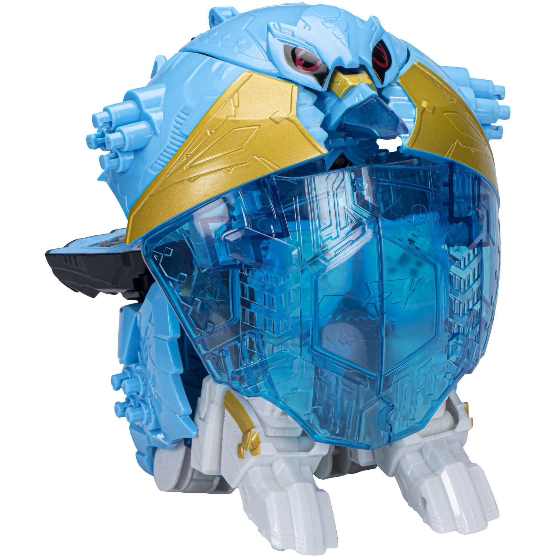 Power Rangers Dino Ptera Freeze Zord For Kids Ages 4 And Up Morphing Dino Robot Zord With Zord Link Mix-And-Match Custom Build System
