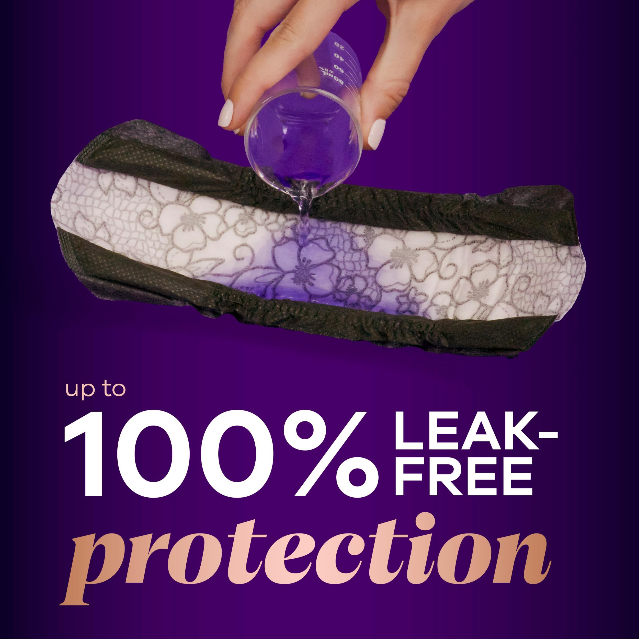 Always Discreet Boutique Adult Incontinence & Postpartum Pads For Women, Size 5, Heavy Absorbency, Regular Length, 28 Count X 3 Packs (84 Count Total) (Packaging May Vary)