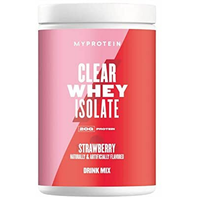 Myprotein - Clear Whey Isolate - Whey Protein Powder - Naturally Flavored Drink Mix - Daily Protein Intake For Superior Performance - Strawberry (20 Servings)