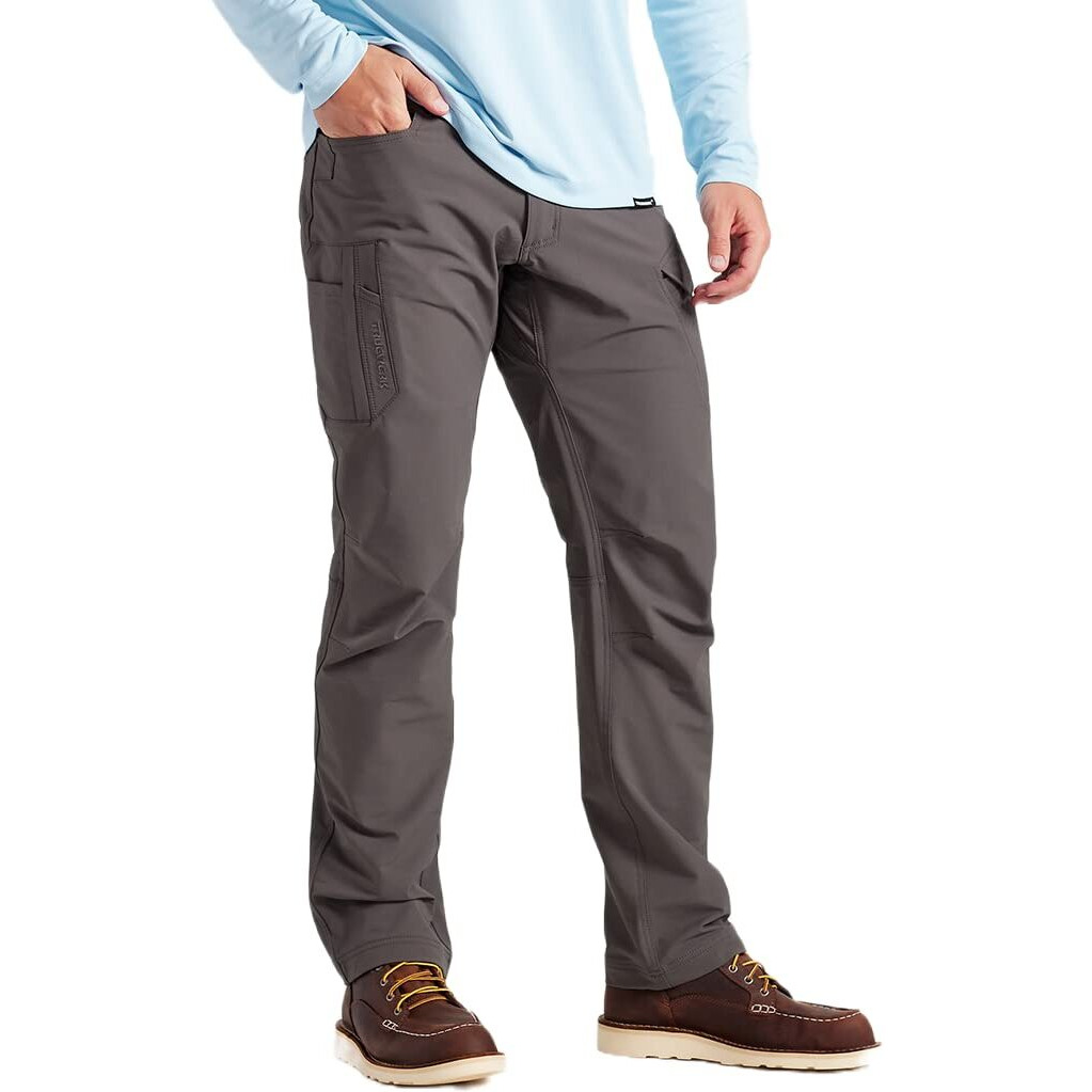 Truewerk Mens Work Pants - T2 Werkpant Technical Workwear, 30W X 32L Deep Grey