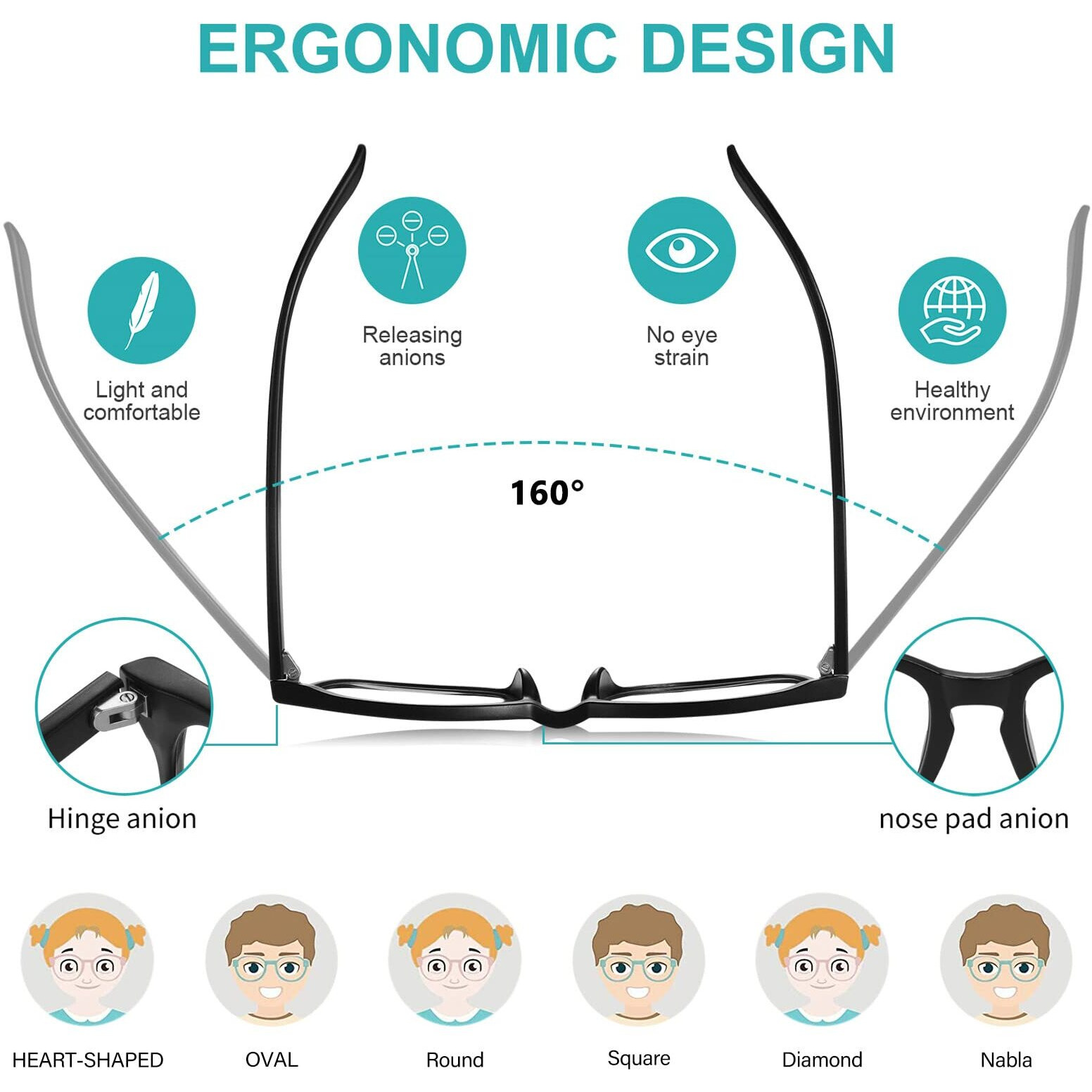 Okany Blue Light Gla-Sses For Kids 3 Pack Blue Light Blocking Gla-Sses For Girls Boys Computer Gaming Screen Gla-Sses, Anti Glare Eyestrain Teen Fashion Gla-Sses Age 3-10 (Grey Black+Leopard+Pink)