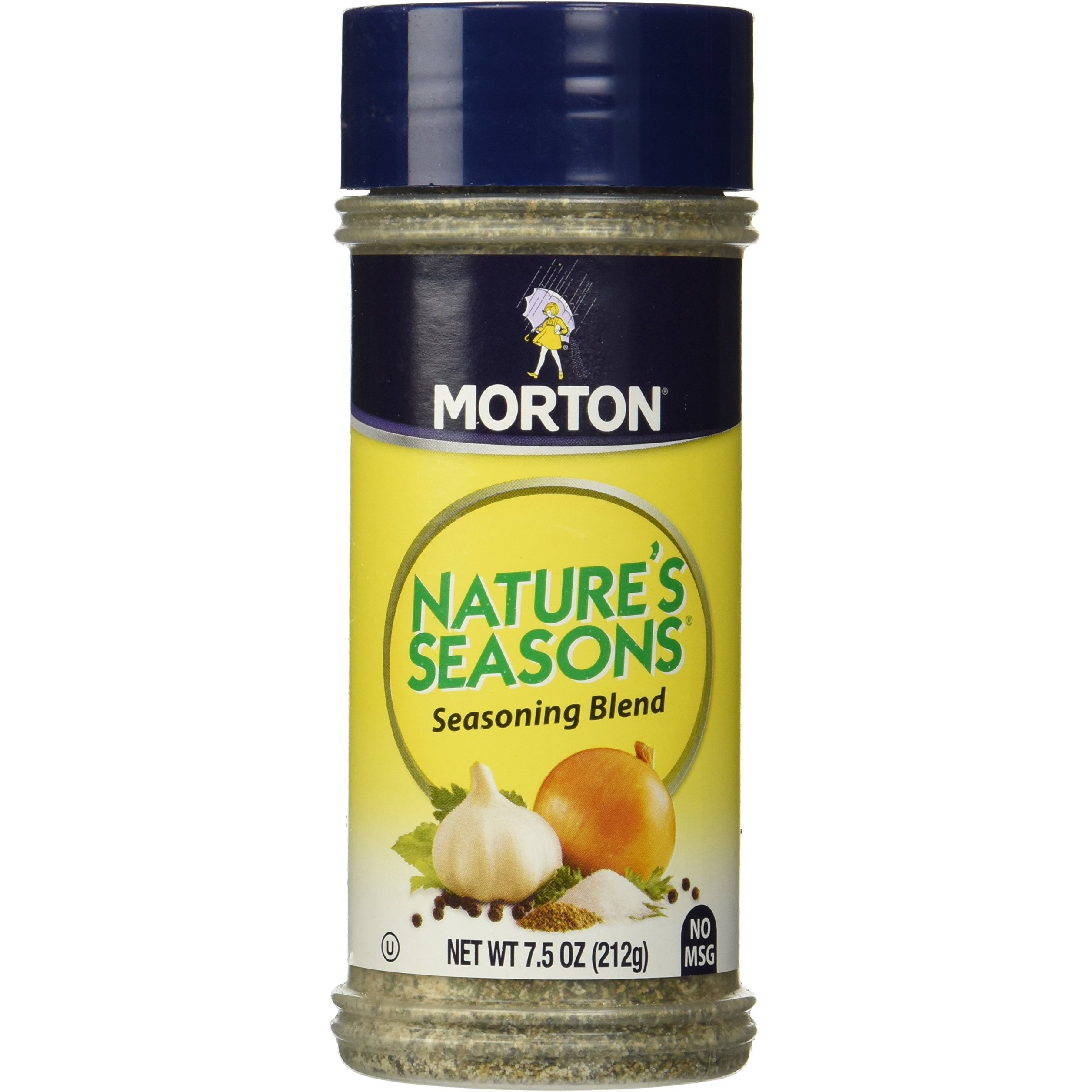 Morton's. Nature's Seasons, Seasoning Blend, No Msg & 25% Less Sodium, 7.5Oz Bottle (Pack Of 3)
