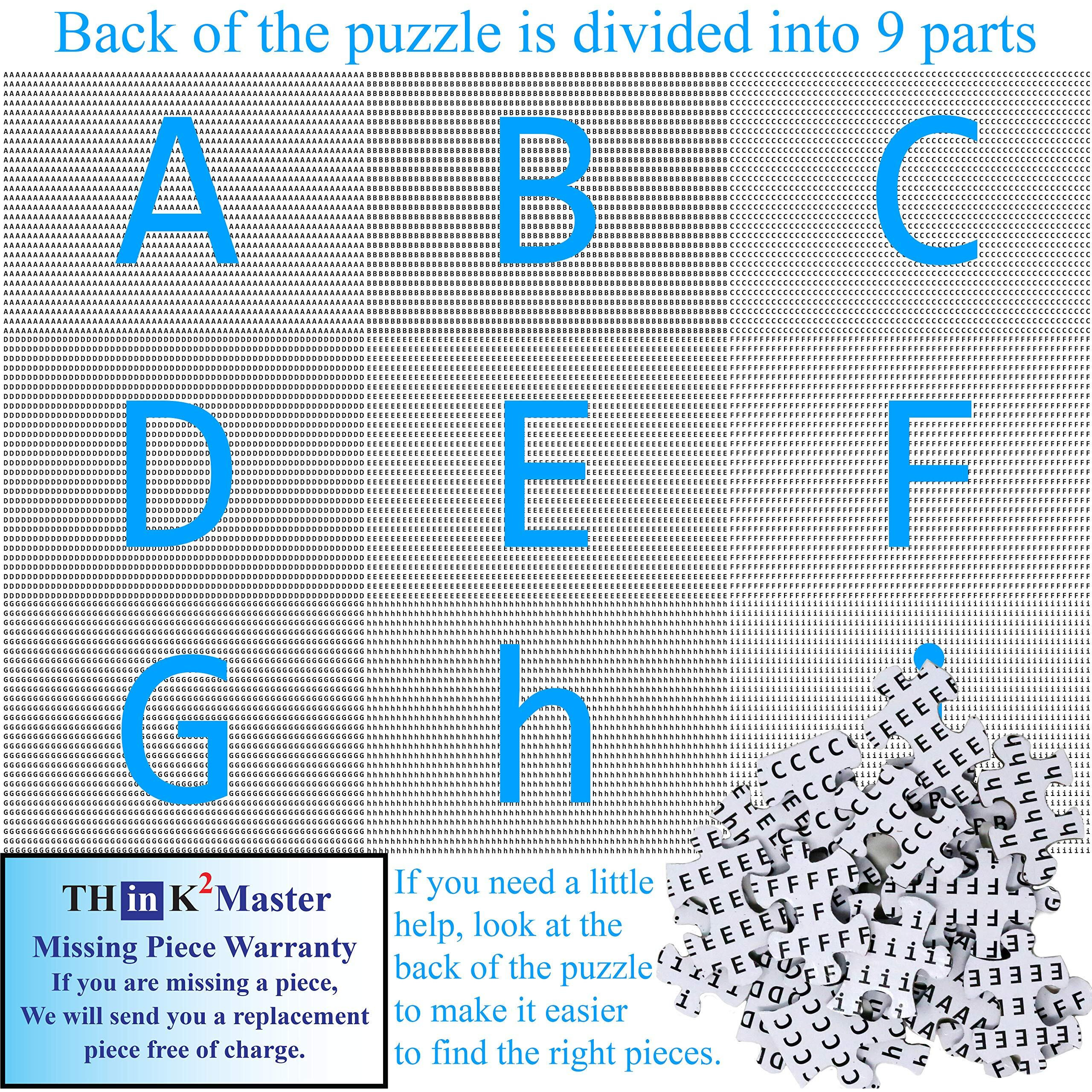 Think2Master Colorful United States Map 1000 Pieces Jigsaw Puzzle For Kids 12+, Teens, Adults & Families. Great Educational Gift For Interest In The Usa Map. Size 26.8 X 18.9