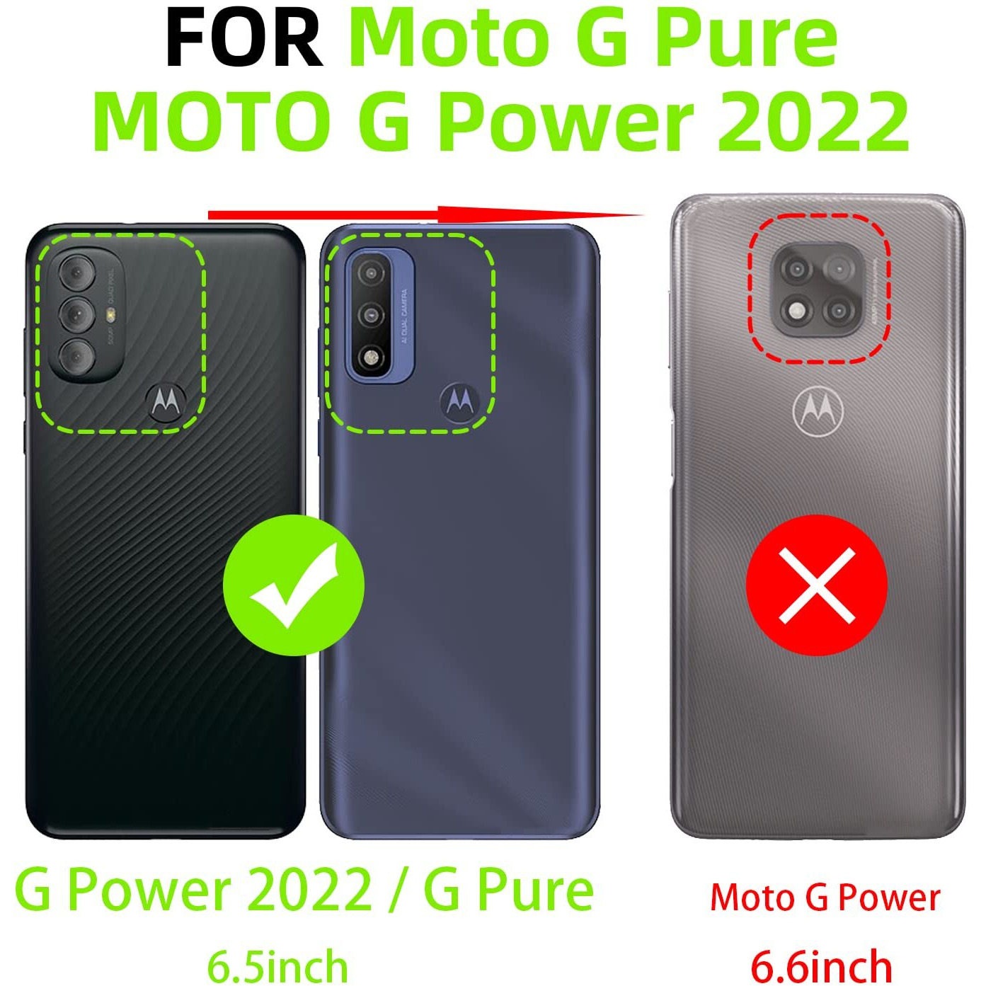 Kudini For Moto G Pure Phone Case, Moto G Power 2022 Case Moto G Play 2023 Case For Women Glitter Crystal Clear Tpu Luxury Bling Protective Cover With Kickstand Strap For Moto G Pure (Glitter Green)