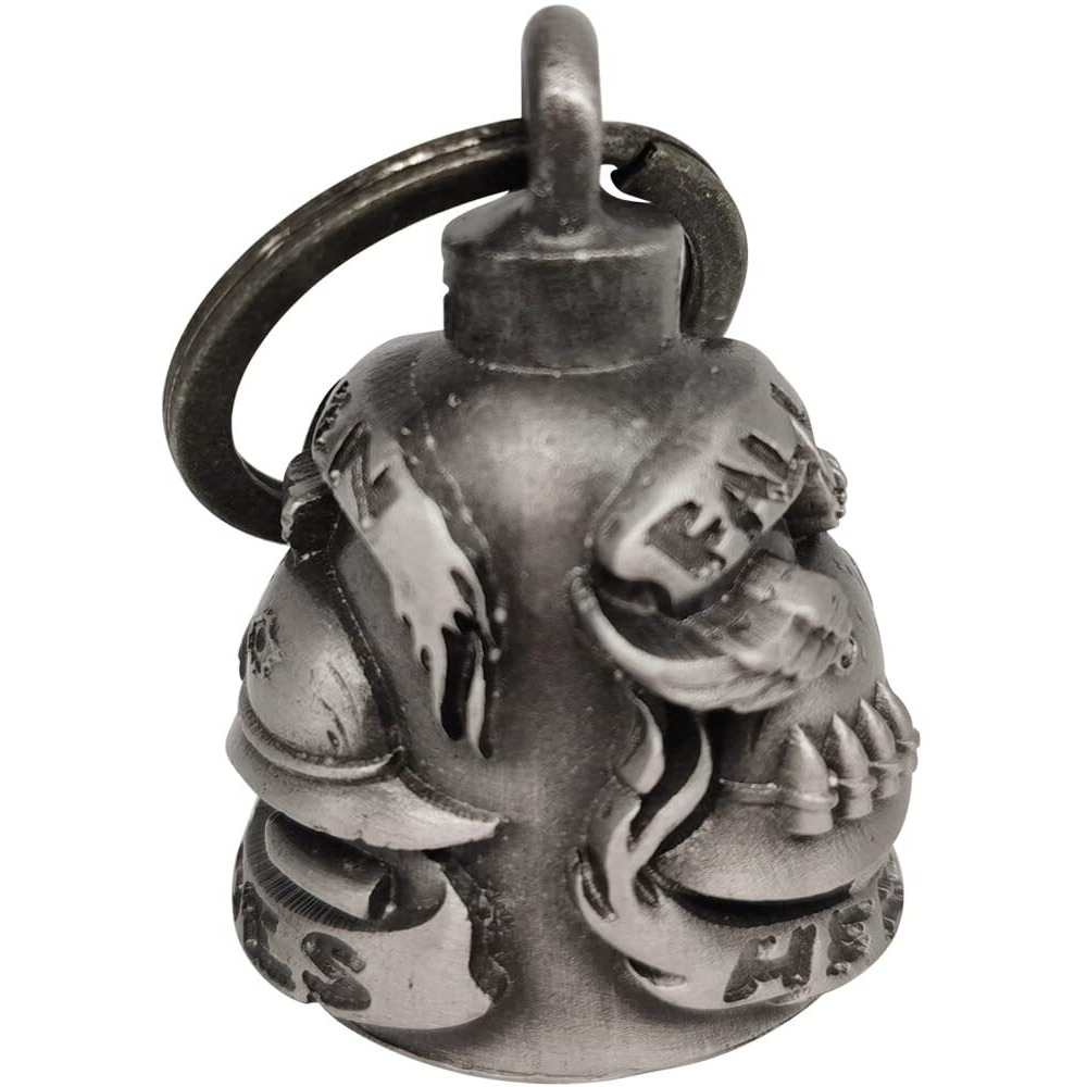 Motorcycle Bell With Hanger For Biker, Good Luck Biker Bells & Motorcycle Accessories, Key Chain With Delicate Luck Bell