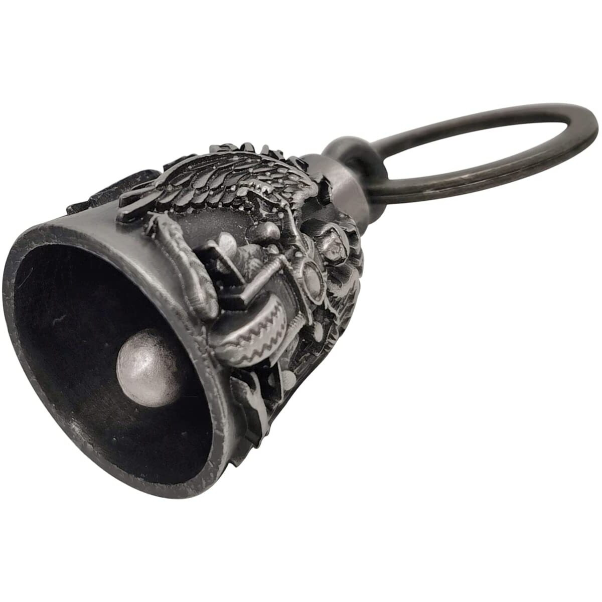 Motorcycle Bell With Hanger For Biker, Good Luck Biker Bells & Motorcycle Accessories, Key Chain With Delicate Luck Bell