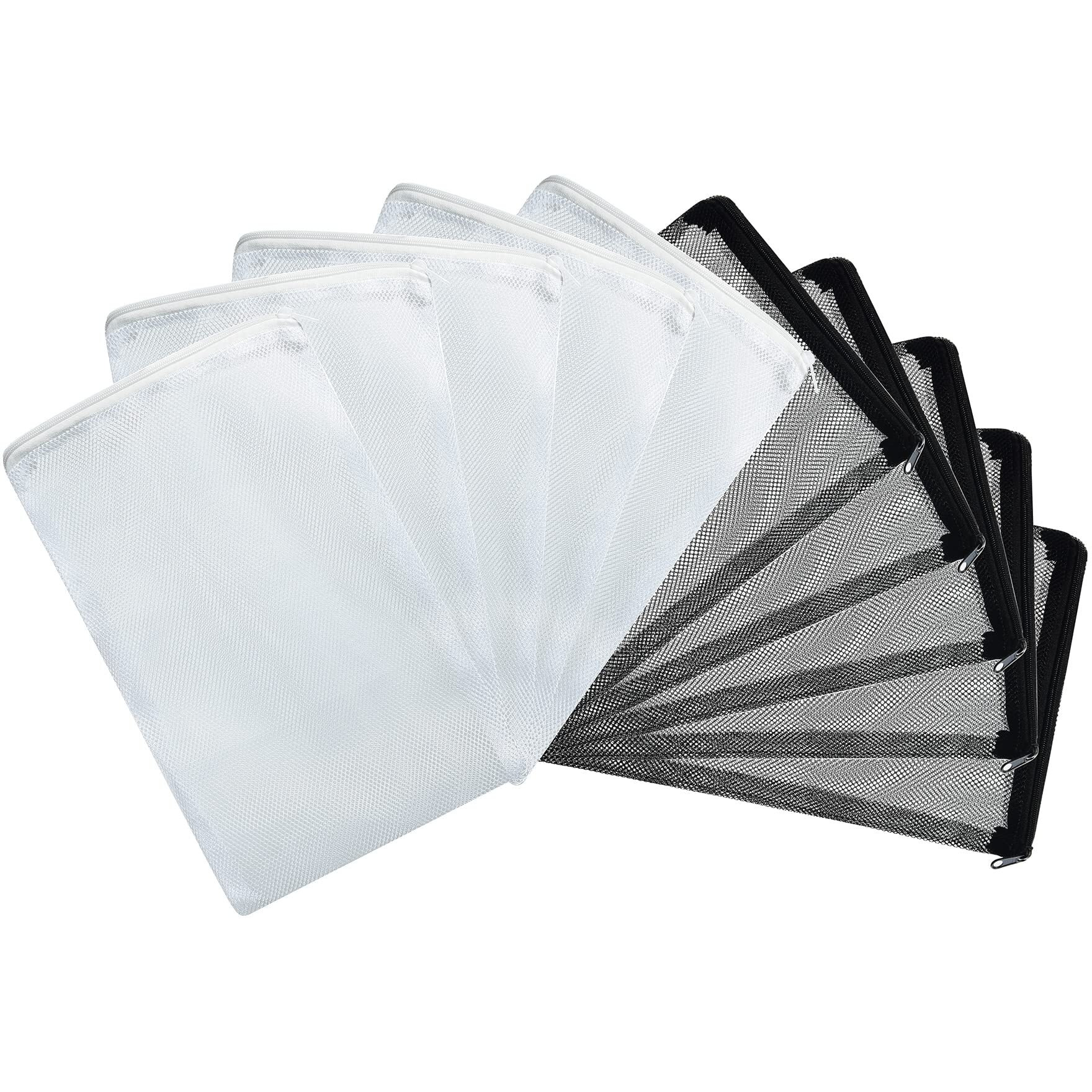 Alegi 10 Pcs Aquarium Filter Media Bags With Zipper, Mesh Reusable Bags For Aquarium Filter Media (11.8" X 8")