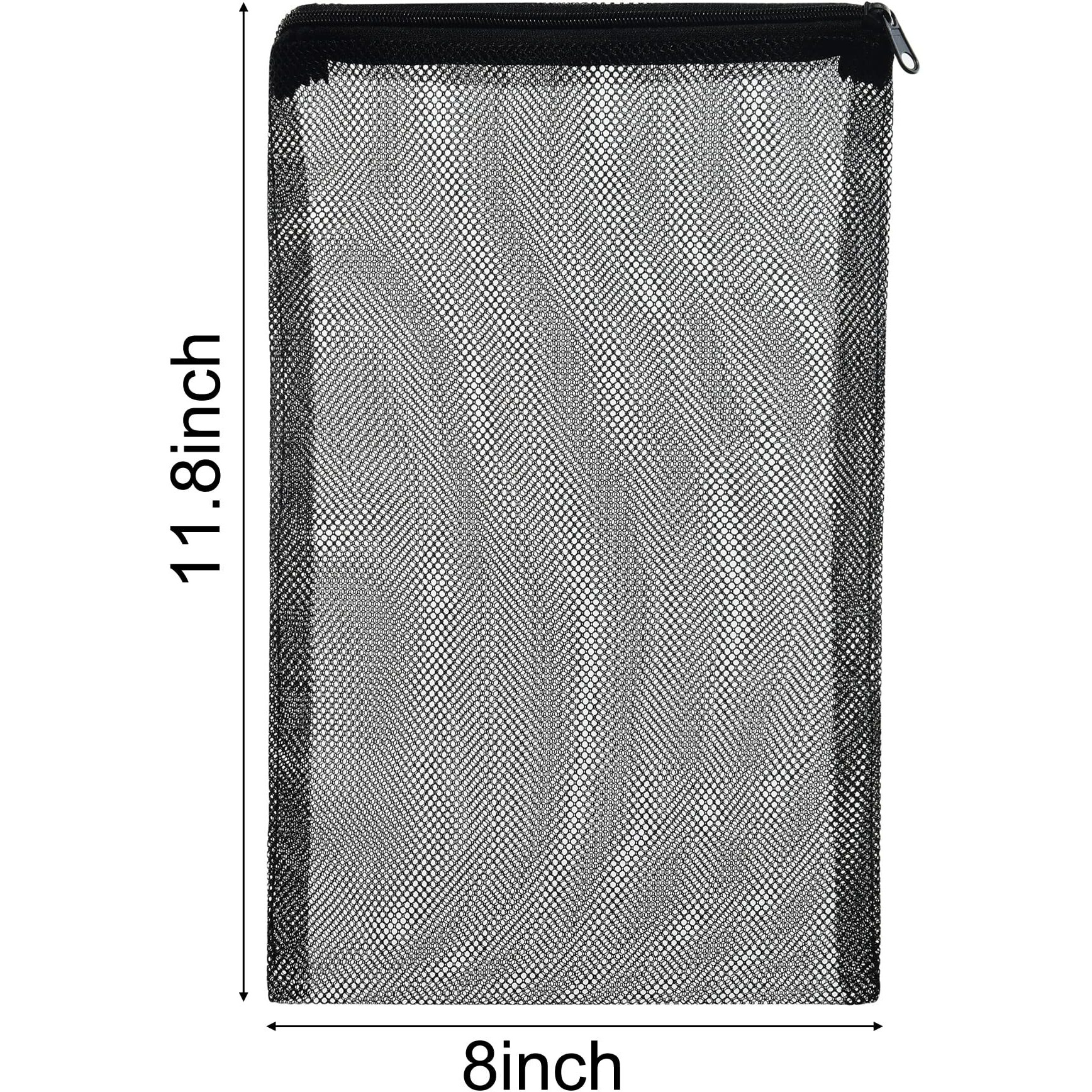 Alegi 10 Pcs Aquarium Filter Media Bags With Zipper, Mesh Reusable Bags For Aquarium Filter Media (11.8" X 8")