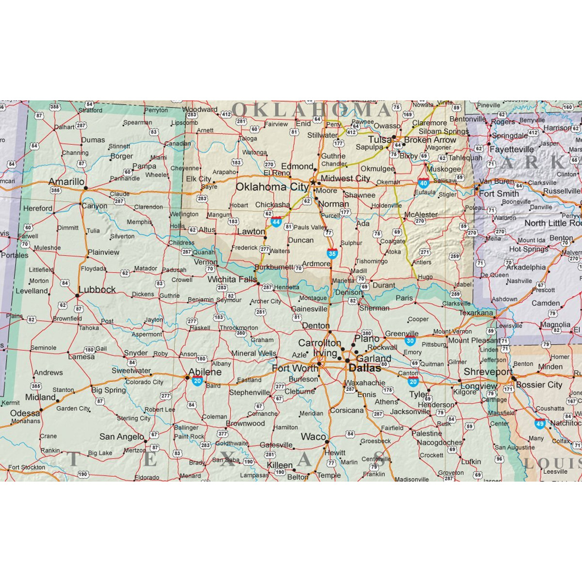 24X36 United States, Usa Us Executive Wall Map Poster Mural (24X36 Laminated)