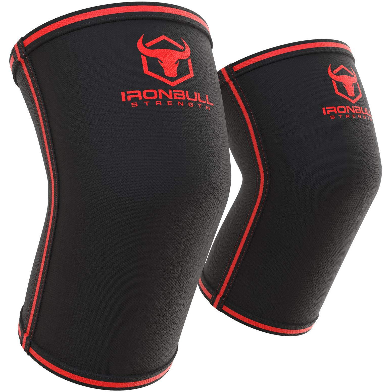 Elbow Sleeves 5Mm (1 Pair) - High Performance Elbow Sleeve Support For Weightlifting, Weight Training  Powerlifting - Best Compression Straps - For Men And Women (Large, Blackred)