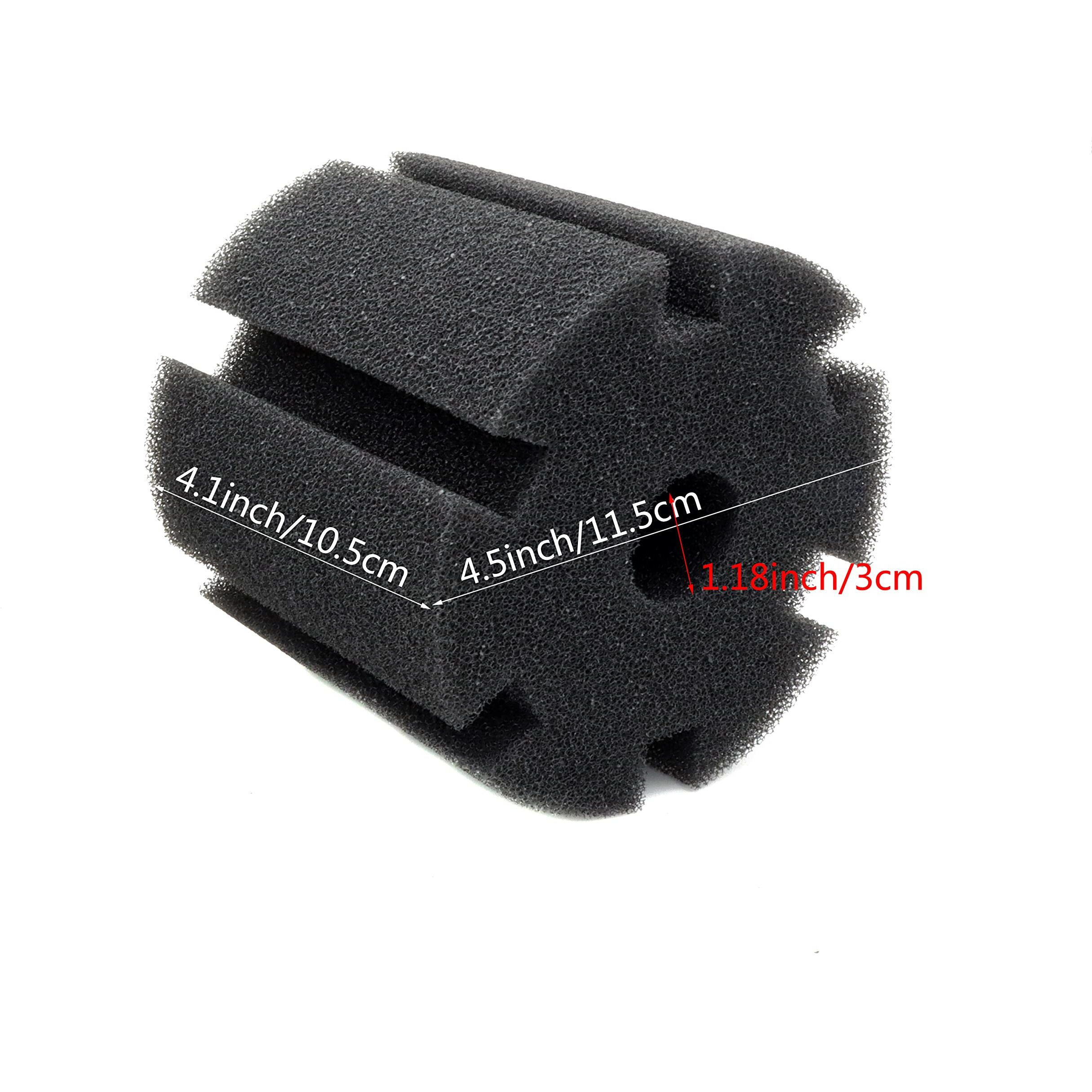 Alegi 2 Pcs Aquarium Sponge Filter Replacement Foam, Fish Tank Foam Replacement