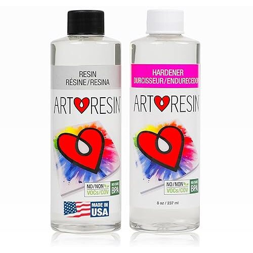 Artresin - Epoxy Resin - Clear - Non-Toxic - 16 Oz (8 Oz Resin + 8 Oz Hardener) (474 Ml)