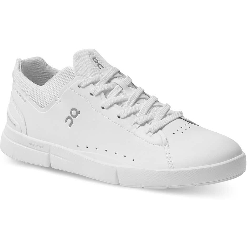 On Men's The Roger Advantage Sneakers, All White, 9 Medium Us