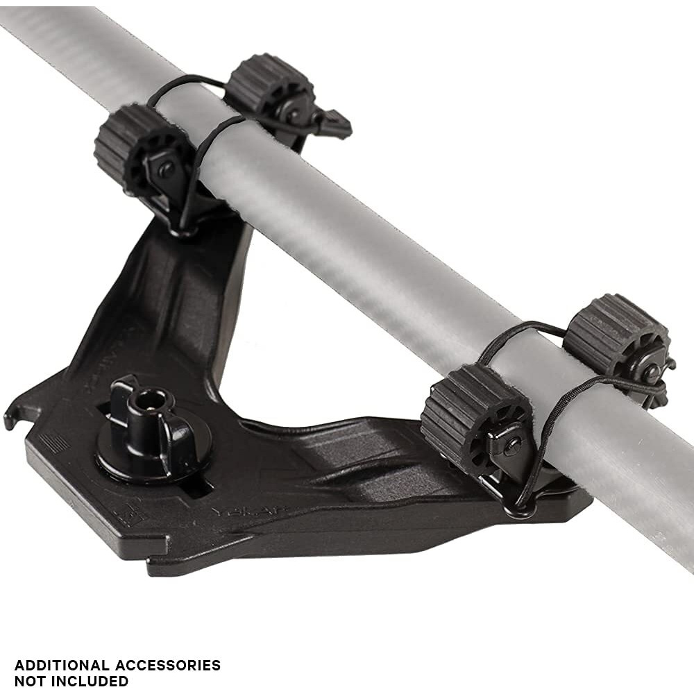 Yakattack Doubleheader With Dual Rotogrip Paddle Holders - Black