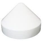 Jsp Manufacturing Cone Style Pylon Cap For Marine Dock (White, 14 Inch)