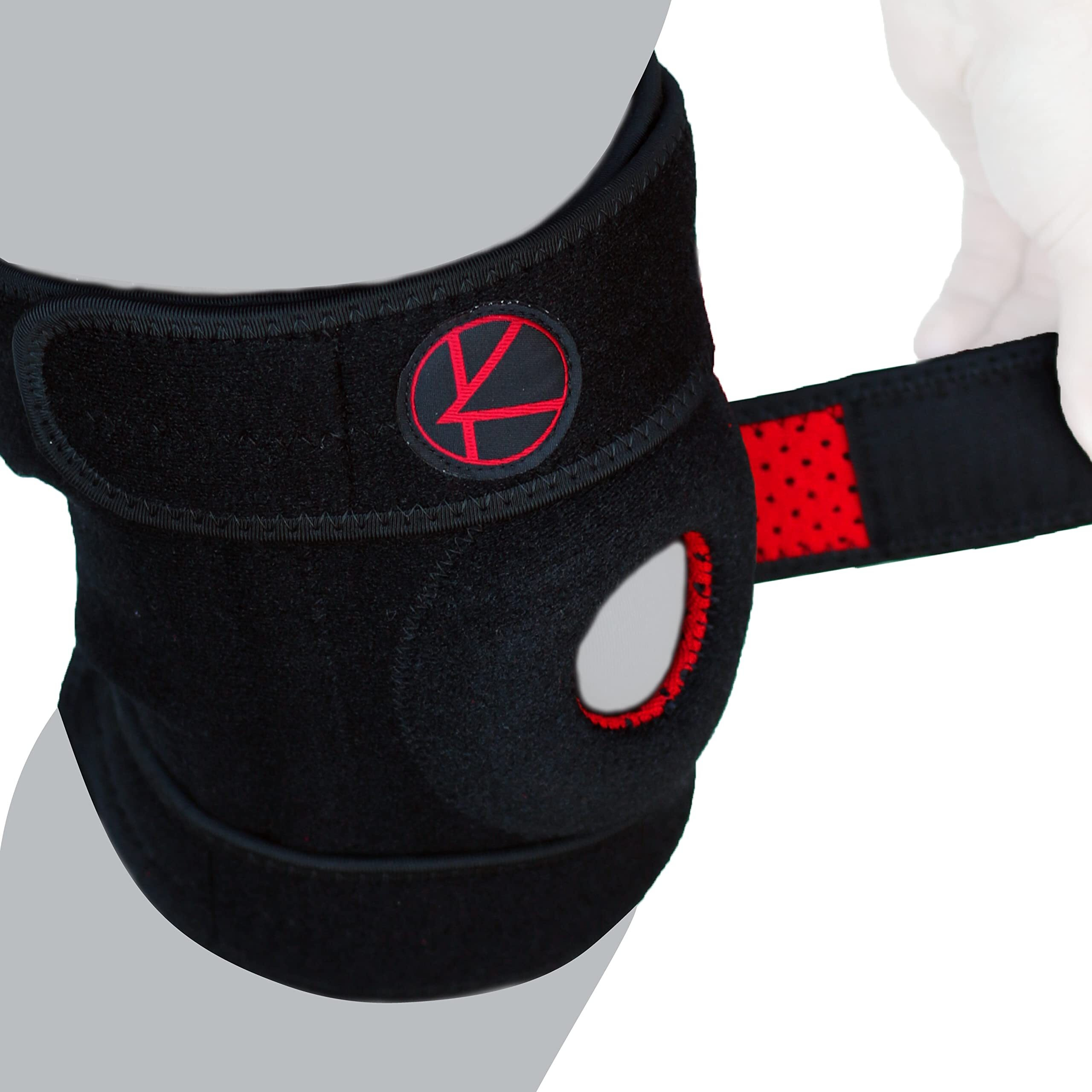 Karm Plus Size Knee Brace For Knee Pain Plus Size Women And Men - Adjustable Knee Brace With Side Stabilizers. Knee Brace For Meniscus Tear, Arthritis, Support.Knee Brace Plus Size (Xl/Xxl/3Xl Black)