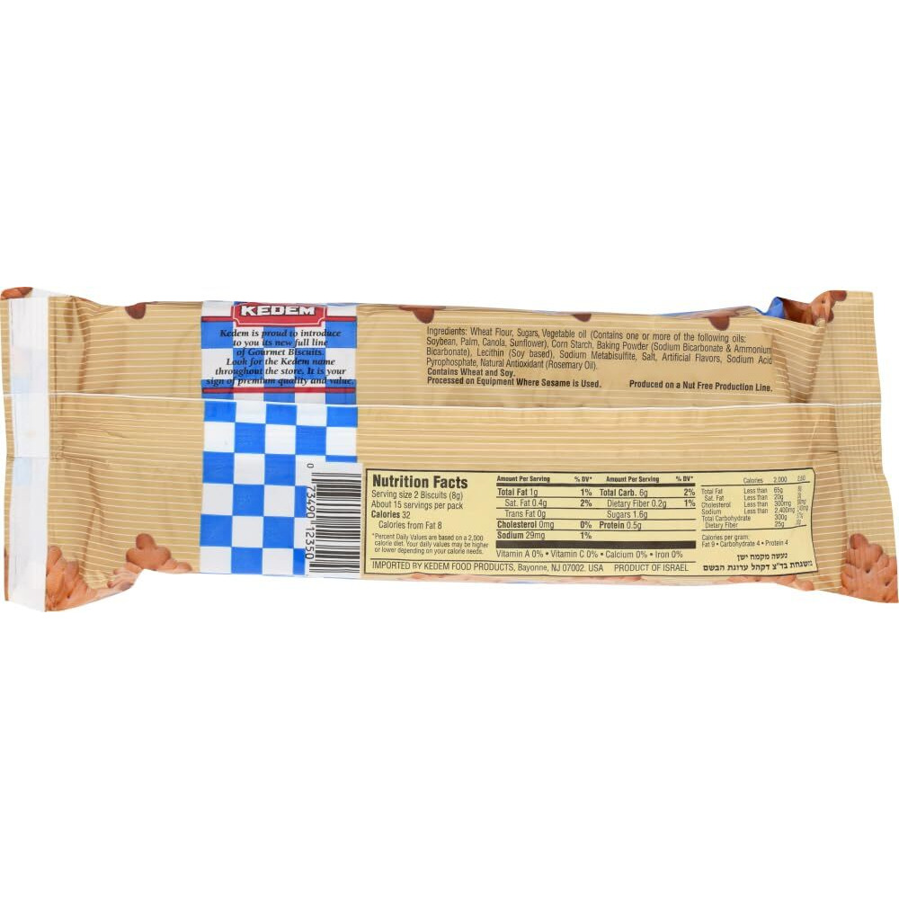 Kedem Tea Biscuits (Plain, 12 Pack)