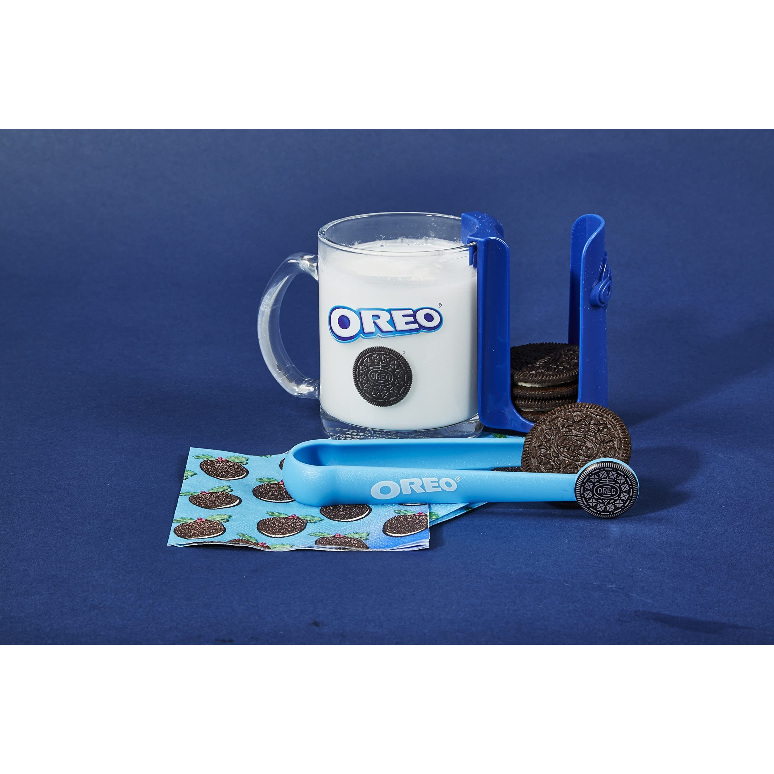 Oreo Ultimate Dunking Gift Set With Oreo Cookies, Glass Mug, Cookie Holder & Dunking Tongs