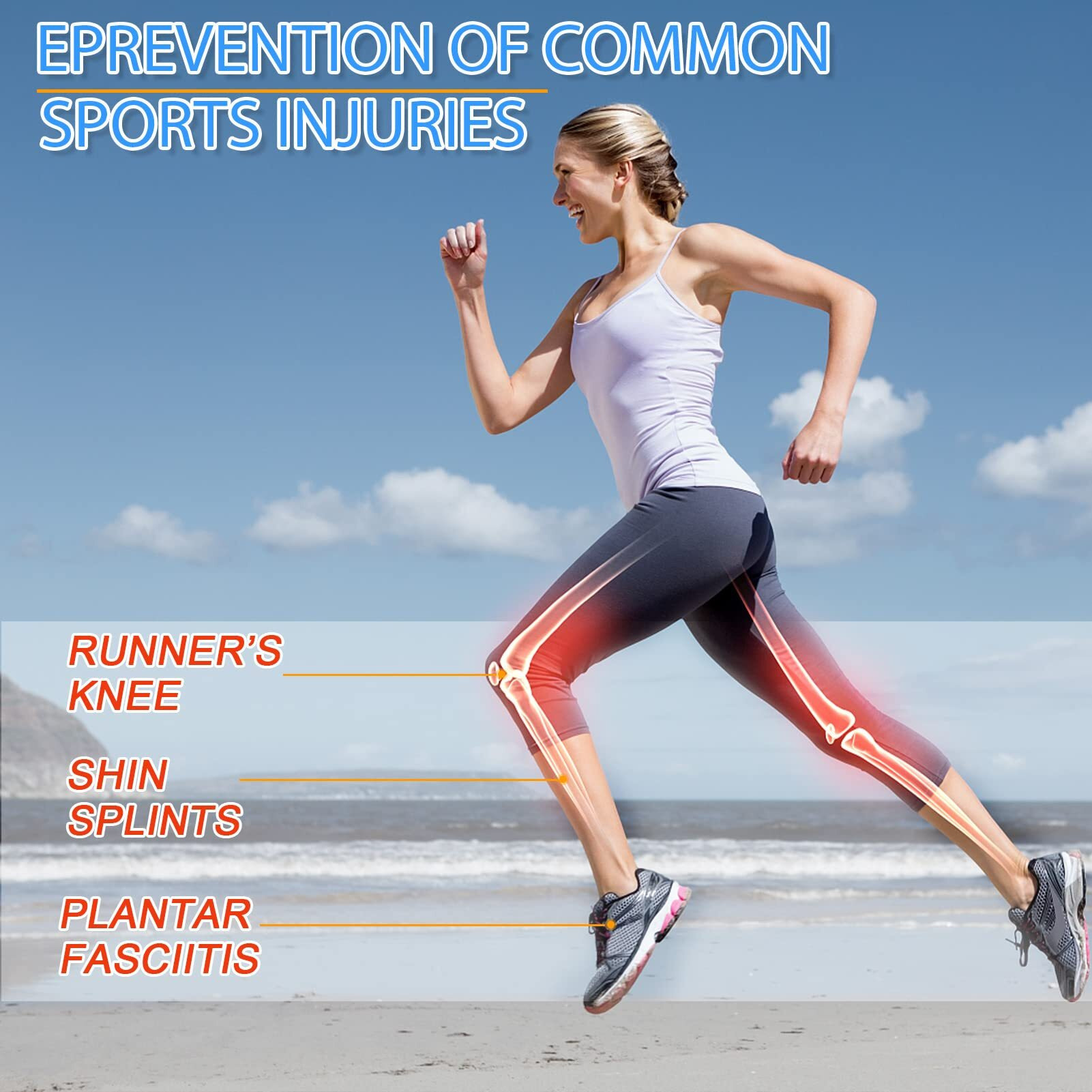 Risctrre Insoles For Men And Women- Support Shock Absorption Cushioning Sports Comfort Inserts, Breathable Shoe Inner Soles For Running Walking,Hiking,Working