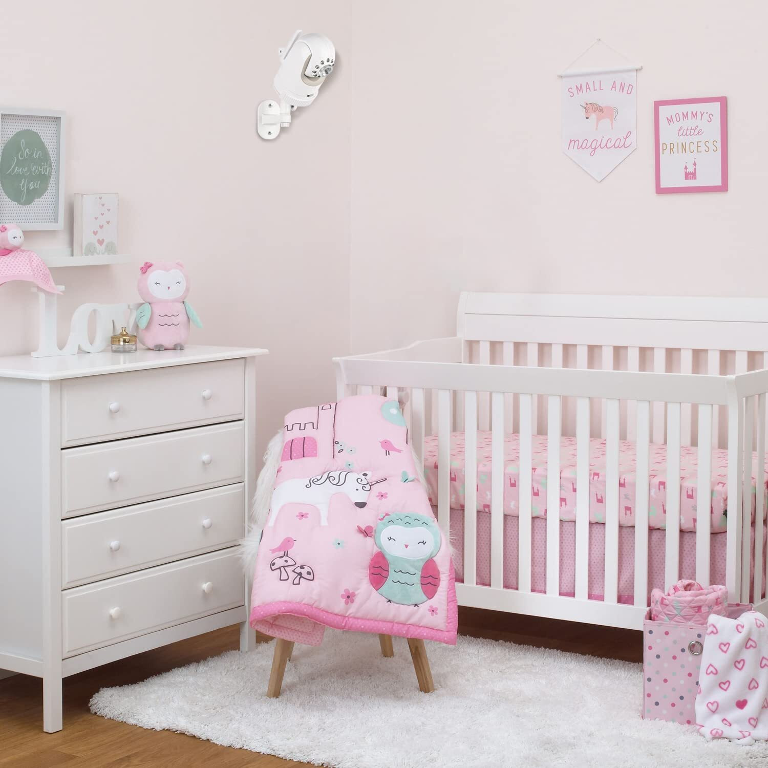 Wochel Adjustable Baby Monitor Wall Mount For Infant Optics Dxr-8 And Dxr-8 Pro Baby Monitor, Perfect View Angle And Easy Installation Without Drilling