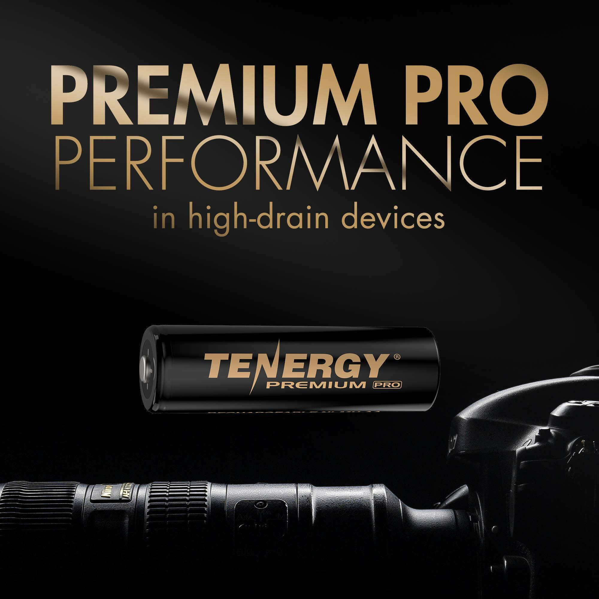 Tenergy Premium Pro Rechargeable Aa Batteries, High Capacity 2800Mah Nimh Aa Battery, 20 Pack Rechargeable Batteries