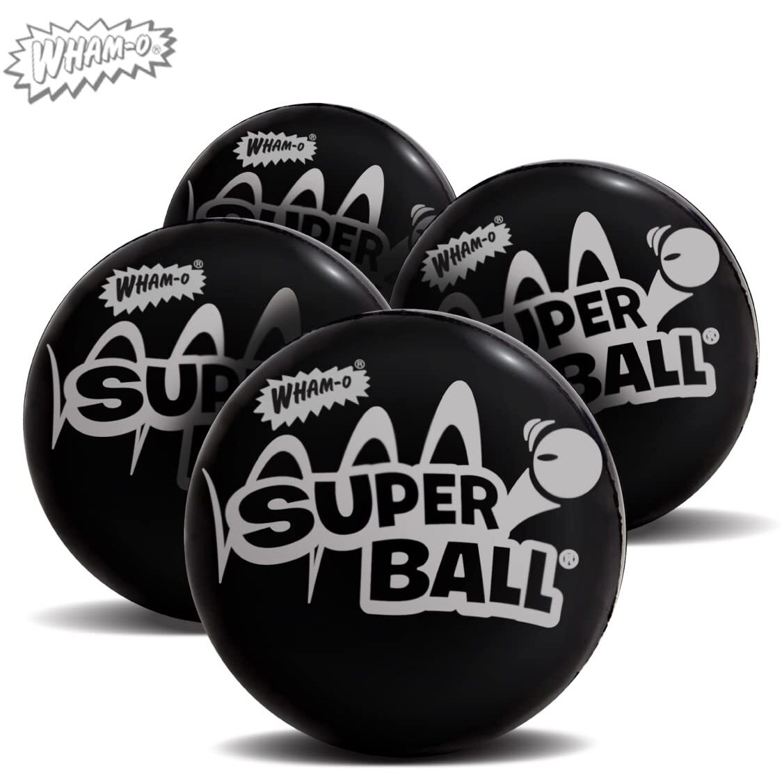 Wham-O The Original Superball With Zectron (4 Pack Bundle)