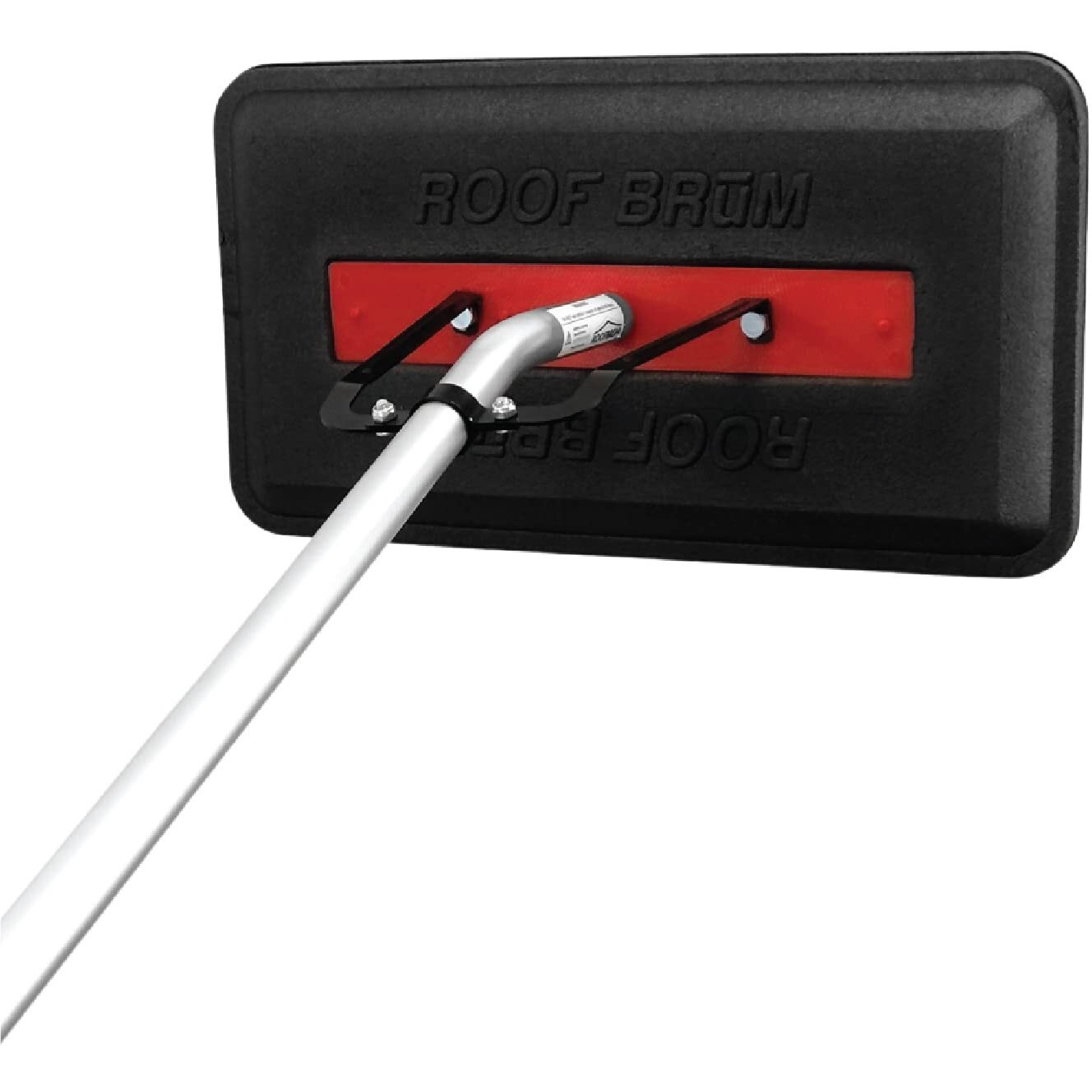 Roofbrum Snow Broom For Roof Snow Removal, 22 Foot - The Ultimate Snow Roof Rake For Your Home - Foam Head, 6 Piece Handle - Clear Wet, Heavy Snow From Your Roof, No Ladders Needed