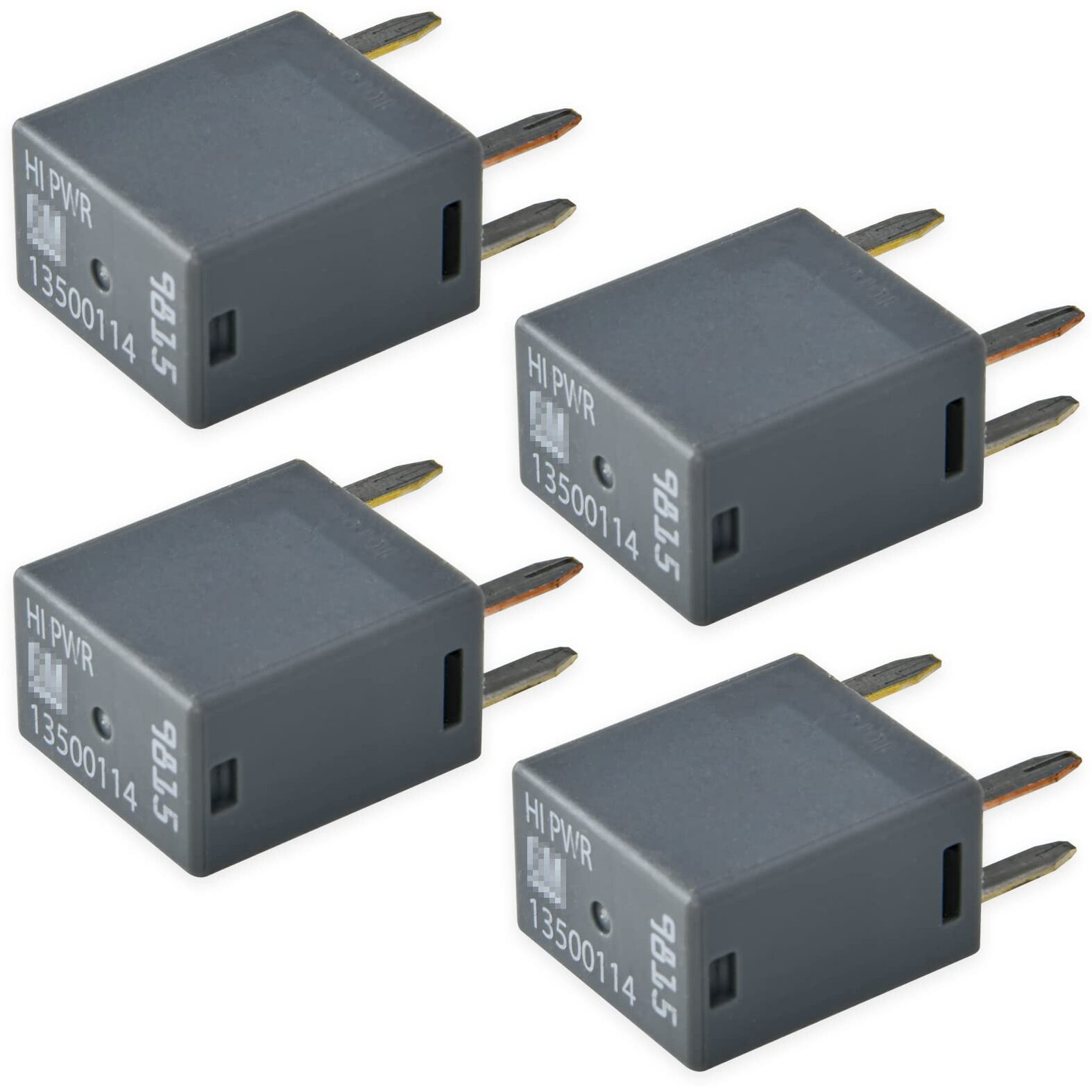 4 Pack High Power 4 Pin Fuse Box Relay  13500114/8385 Compatible For Gm