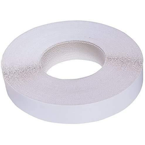 Edge Supply White Melamine 5/8 Inch X 25 Ft Roll Of White Edge Banding - Pre-Glued Flexible Edging - Easy Application Iron-On Edging For Cabinet Repairs, Furniture Restoration (5/8 Inch X 25 Ft)
