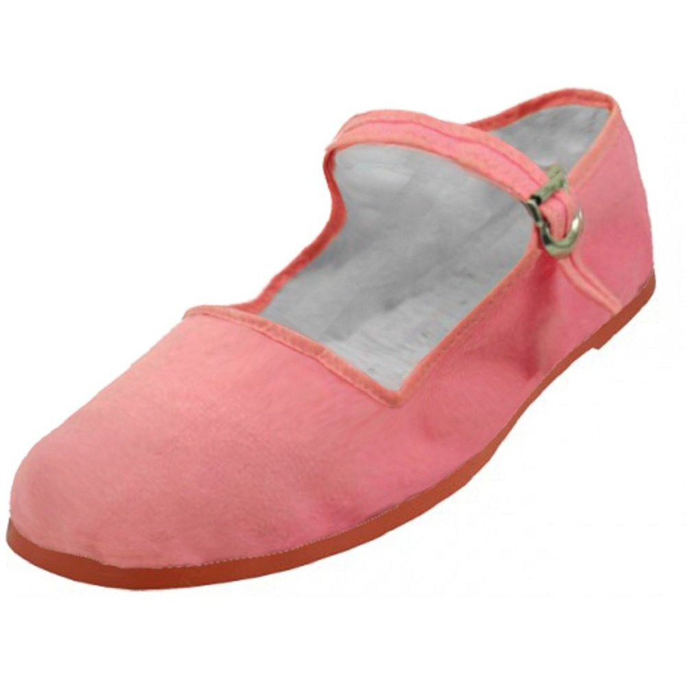 Shoes 18 Womens Cotton China Doll Mary Jane Shoes Ballerina Ballet Flats Shoes 114 Pink 5