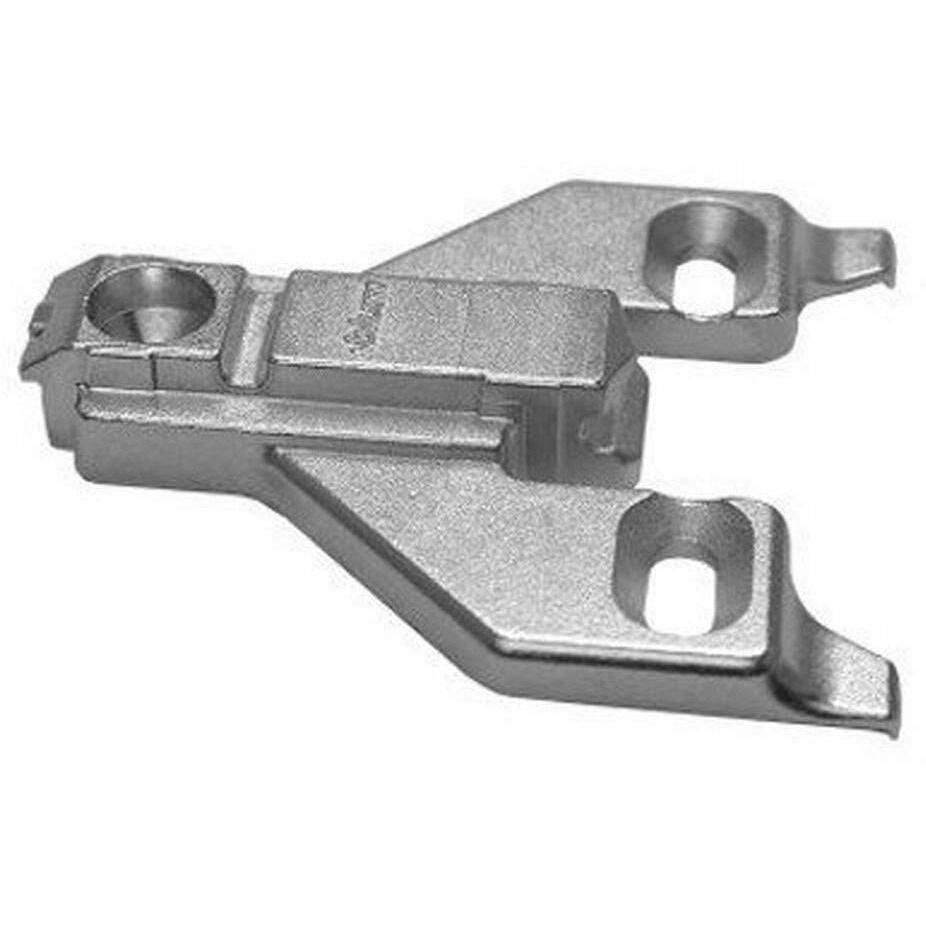 Blum 175L6600.22X15 0 Mm Die Cast Screw On Face Frame Mounting Plate, Nickel Finish (Pack Of 15)
