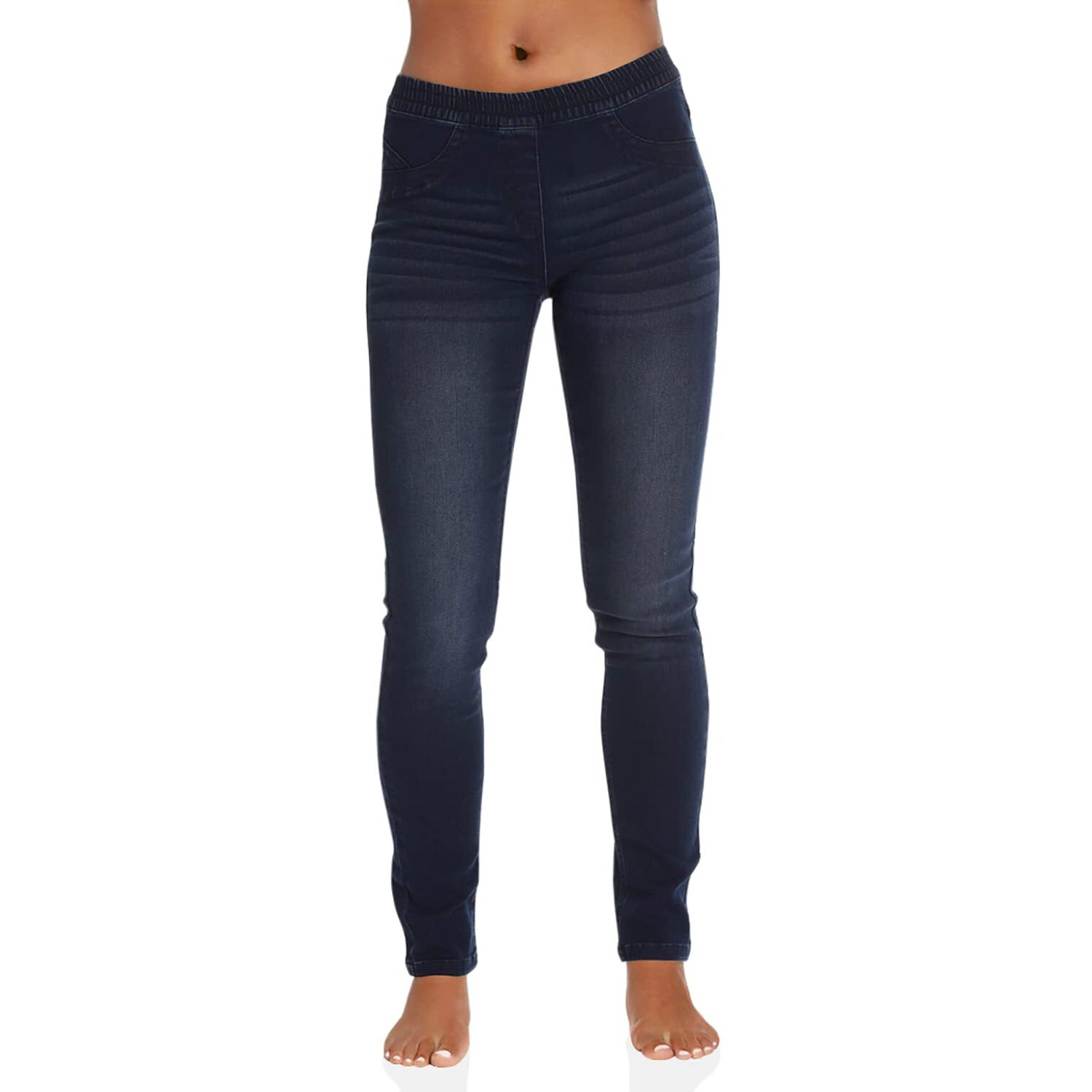 Just Love Denim Wash Jeggings For Women 6775-Dkden-L