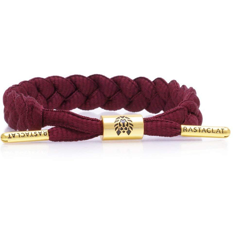 Rastaclat Original Hand Braided Burgundy Merlot Men's Adjustable Bracelet For All Ages