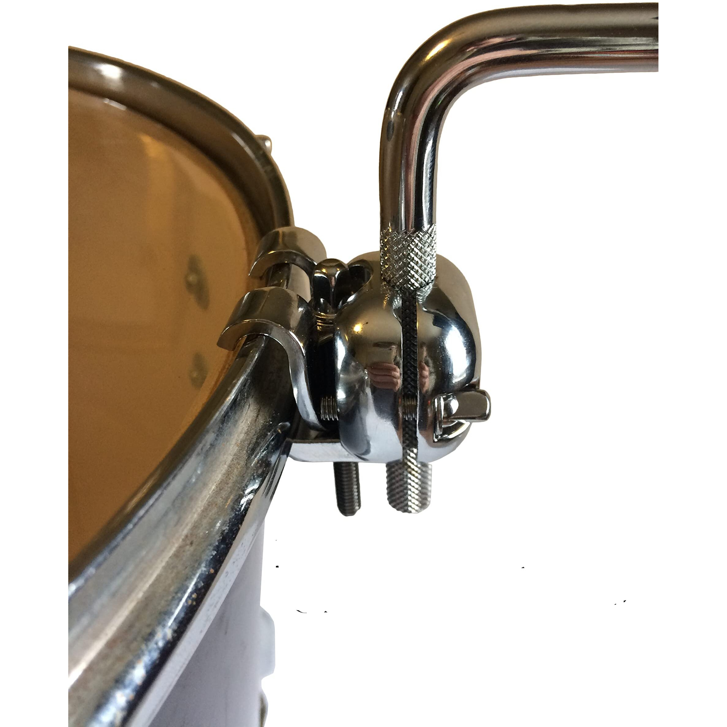 Cowbell Mount Bracket - Tom Hoop Clamp For Cowbell, Jam Block, Tambourine, Splash Cymbal