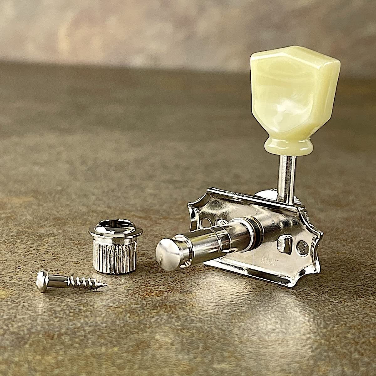 Gotoh Sd90-Mgt 3X3 Locking Tuning Keys With Lock Knob - Nickel