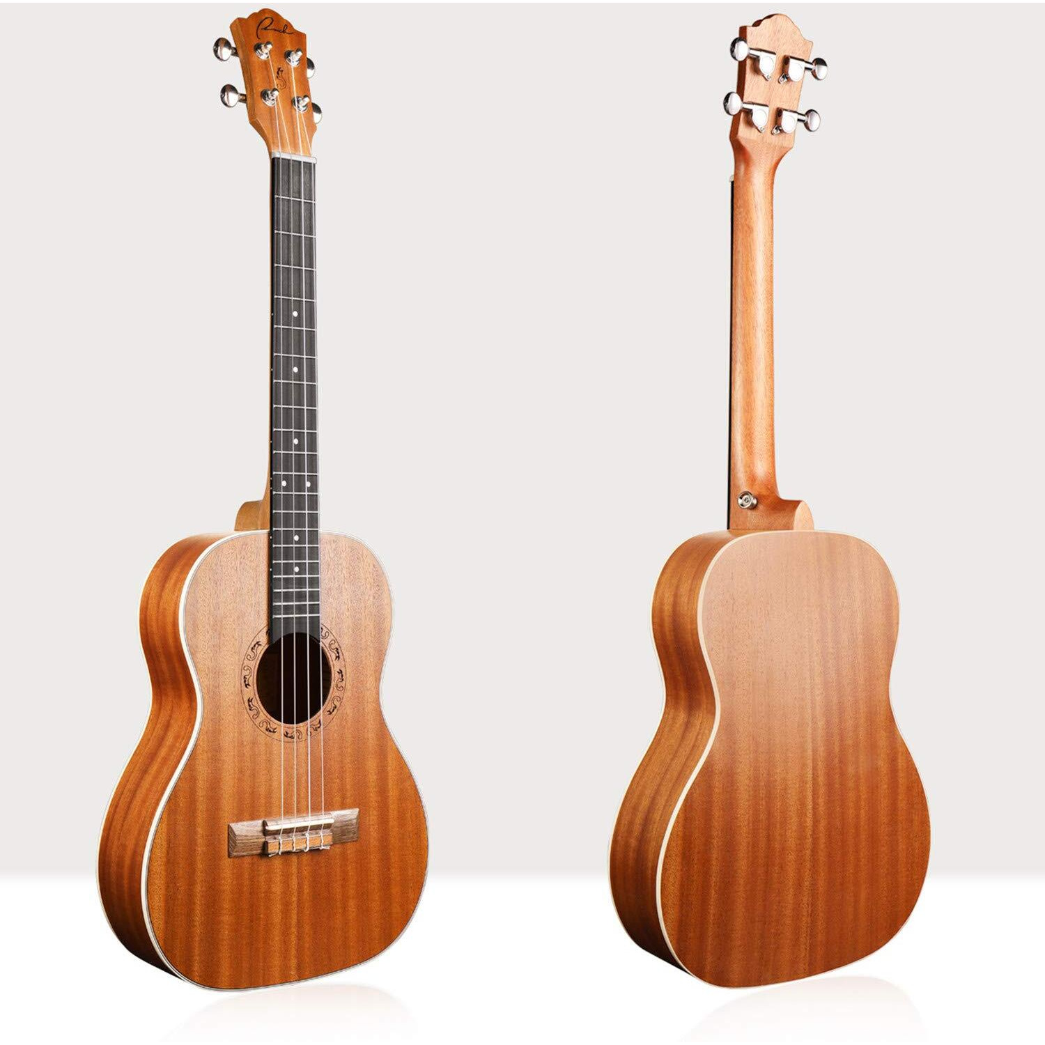 Ranch Baritone Ukulele 30 Inch Ukelele Instrument Kit For Beginners Starter Pack Bundle Gig Bag & Tuner & Strap & Adjustable Tool Set