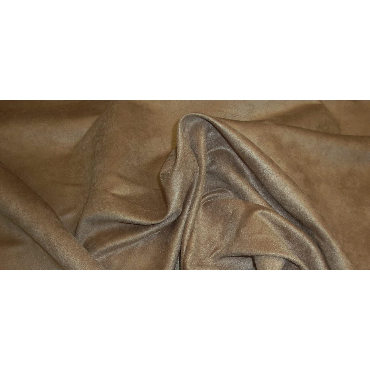 Microsuede Suede Fabric 58" Width (1 Yard, 36&quotX58") (Cut Separately By Prime) Camel