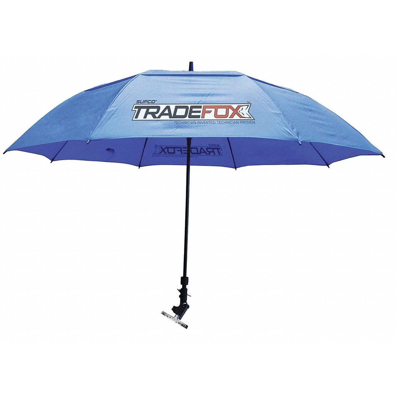 Supco Tradefox 60" Umbrella With Magnetic Base Kit Mukit Stay Cool And Dry When Doing Outdoor Repair Work