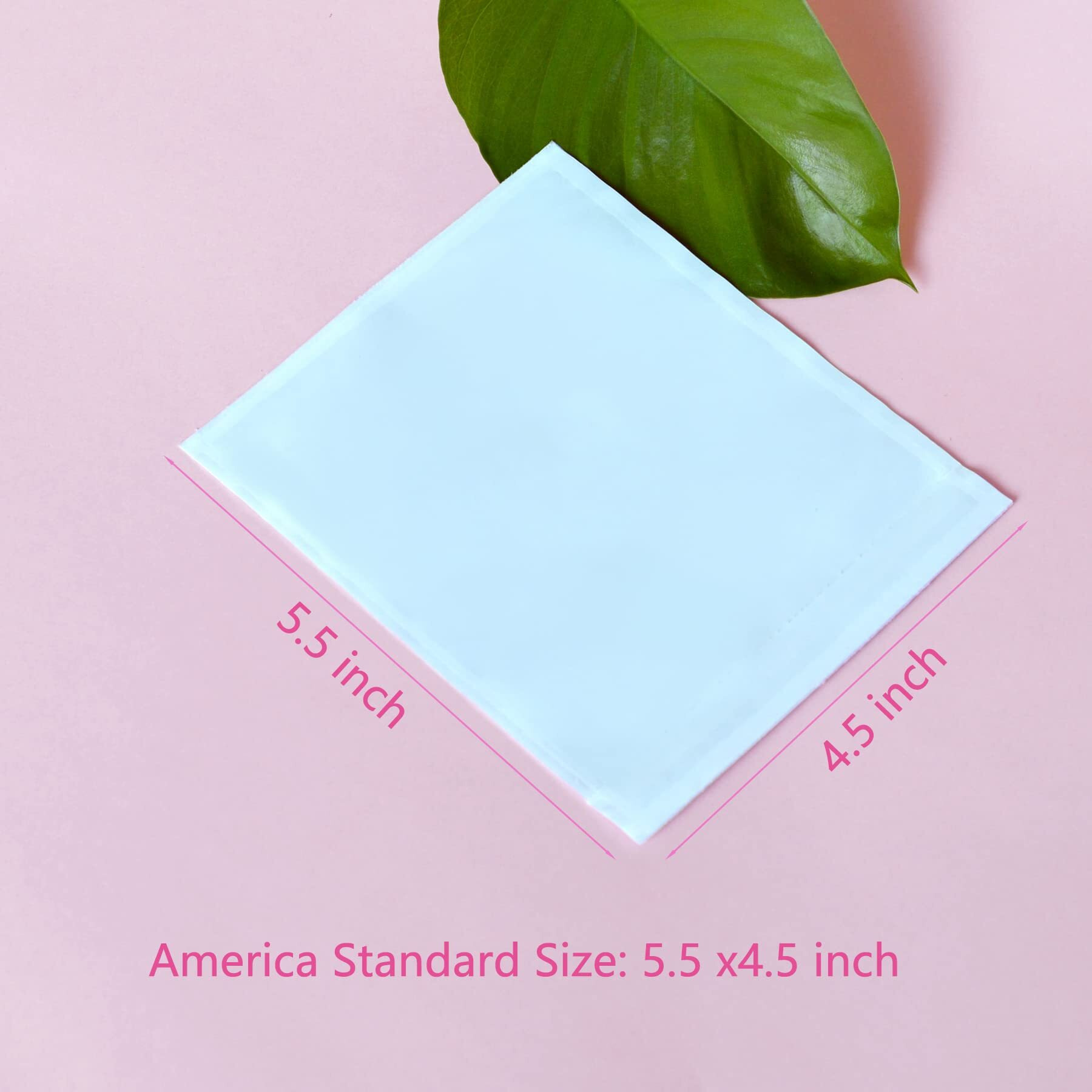 1000 Pcs 4.5&quotX 5.5" Clear Self-Adhesive Packing List Envelopes - Shipping/Mailing Pouch Enclosed Bags For Packing Slips Invoice Label
