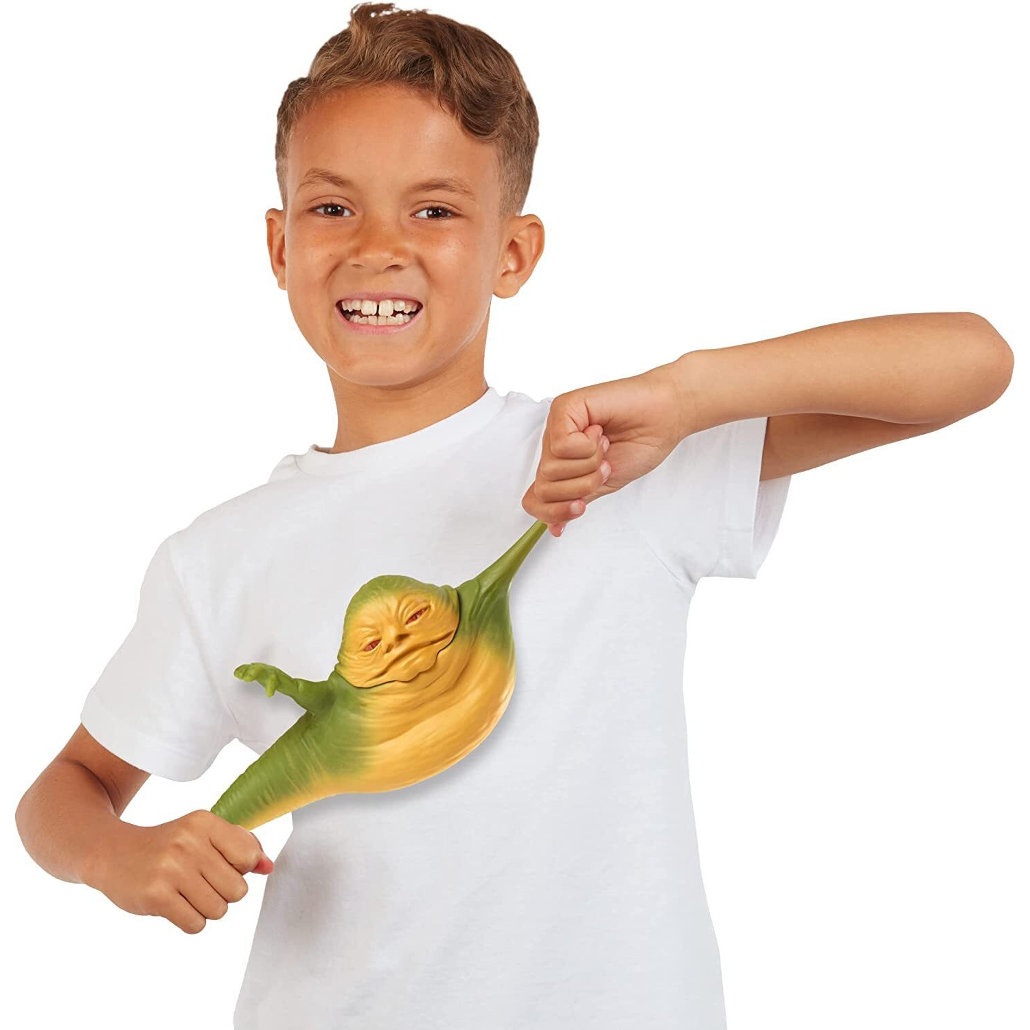 Stretch Armstrong Star Wars Jabba The Hutt Toy - Large 12-Inch Collectible Hasbro Action Figure - Fully Stretchable Giant Jabba Star Wars Toy For Boys Or Girls Ages 5+