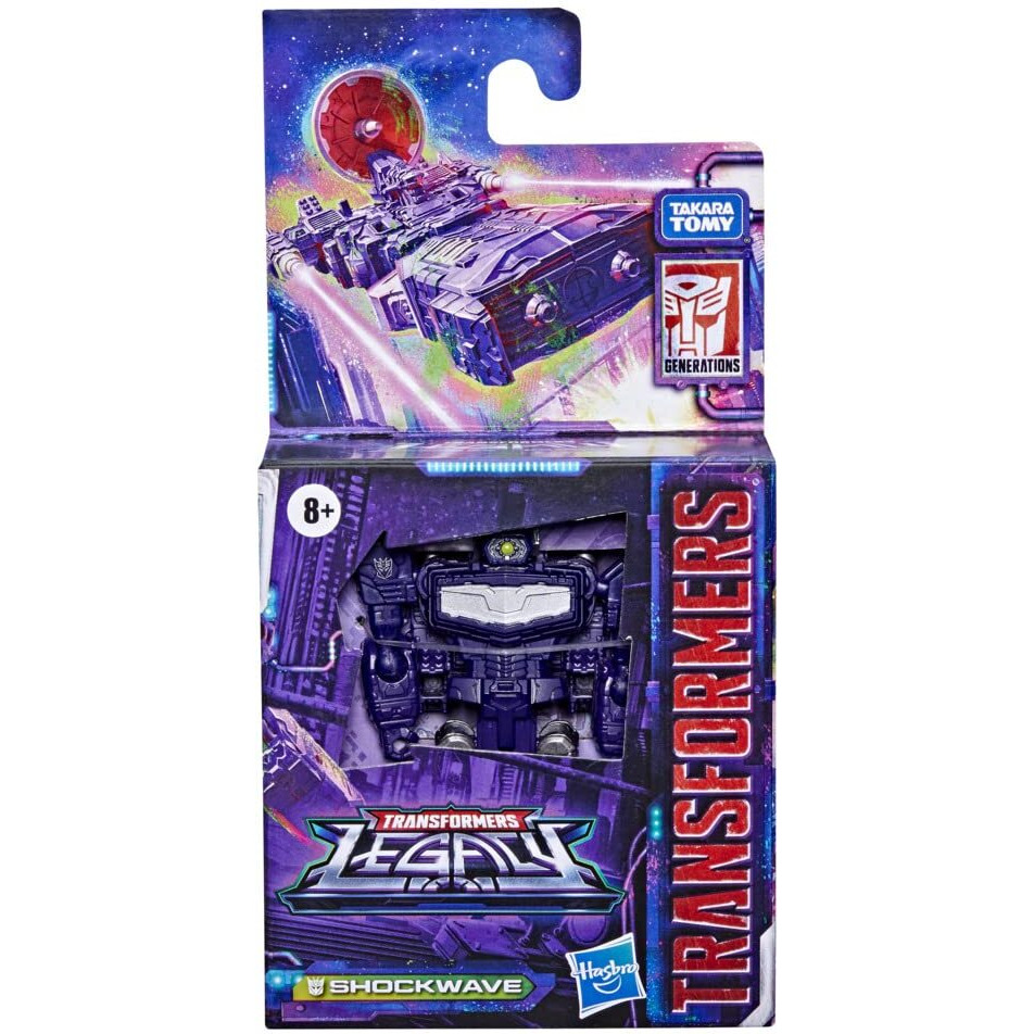 Transformers Toys Generations Legacy Core Shockwave Action Figure - Kids Ages 8 And Up, 3.5-Inch