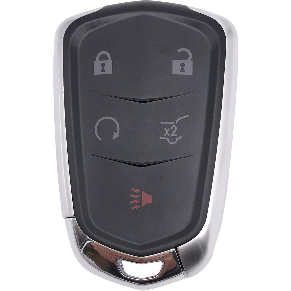 5 Buttons Replacement Key Fob Case Cover Fit For 2015-2019 Cadillac Escalade, Cts, Srx, Xt4,Xt5, Ats, Sts, And Xd6 Ct6 Xt5 Keyless Entry Remote Key Fob Acceccories (1)