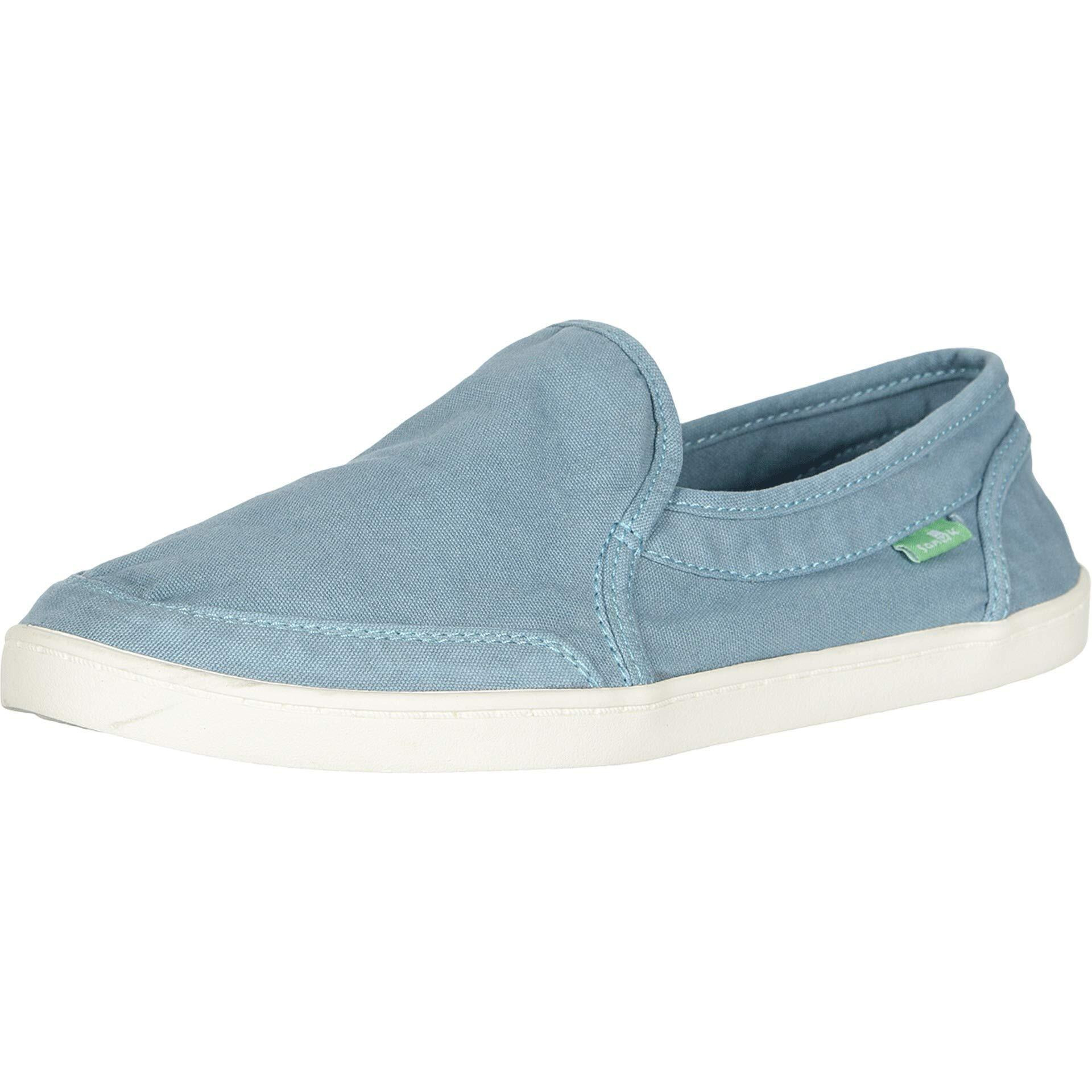 Sanuk Womens Pair Dice Loafer Flat, Angel Blue, 9 Us