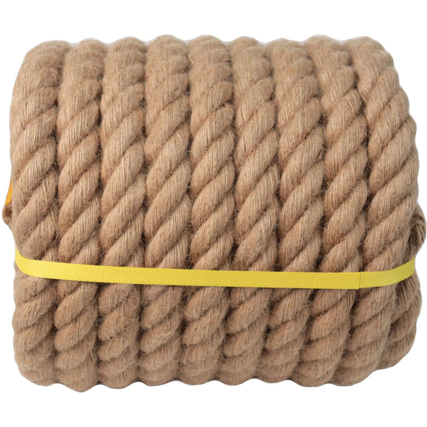 Manila Rope (1.5 In X 100 Ft) Jute Rope Thick Hemp Rope For Docks, Railing, Climbing, Decorating