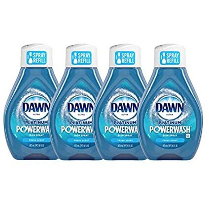 Dawn Platinum Powerwash Dish Spray Fresh Scent Refill - Multi 4 Pack
