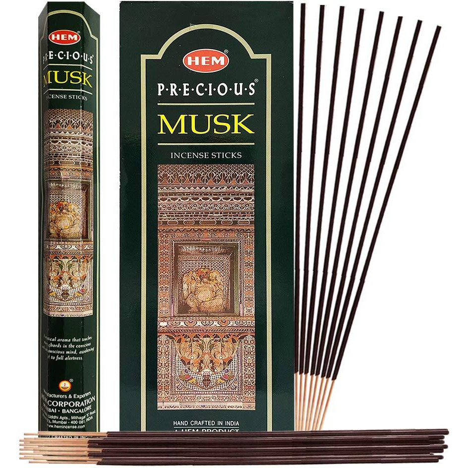 Precious Musk Incense Sticks And Incense Stick Holder Bundle Insence Insense Hem Incense Sticks