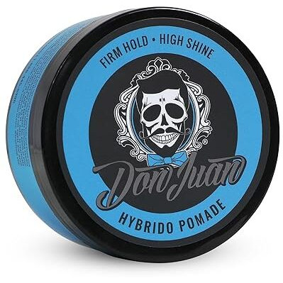 Don Juan Hybrido Pomade | Water Based | Strong Hold | High Shine | Natural Plant Extracts And Ocean Minerals | Summer Sea Breeze Scent, 4 Oz.