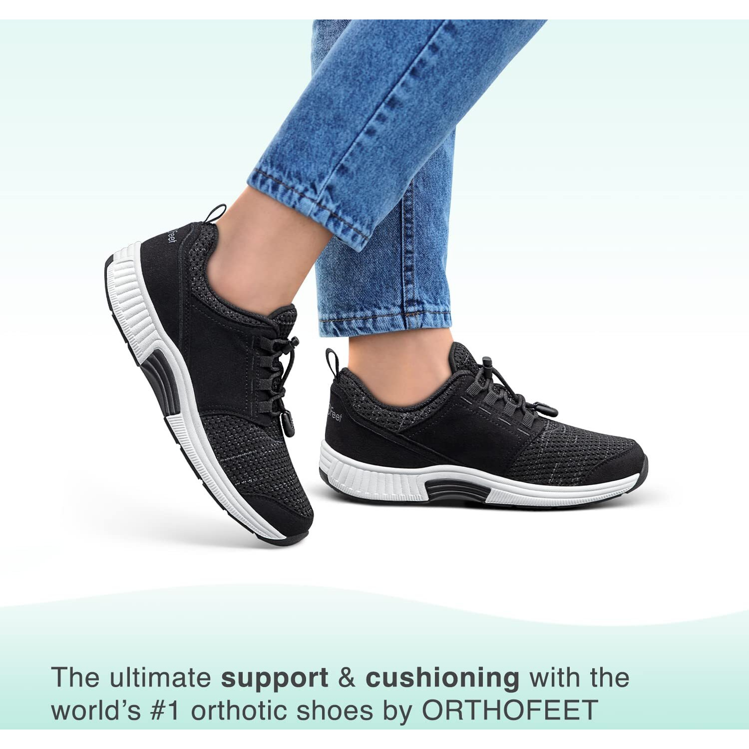 Innovative Orthopedic Shoes For Women - Ideal For Plantar Fasciitis, Foot & Heel Pain Relief. Therapeutic Sneakers With Arch Support, Cushioning Ergonomic Sole & Extended Widths - Francis By Orthofeet