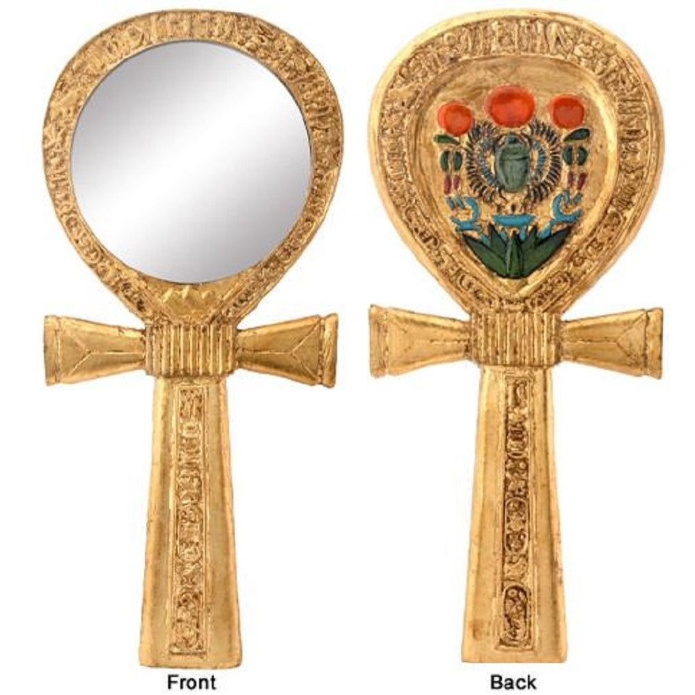 Ankh Egyptian Mirror Collectible Egypt God Religious Symbol Figure
